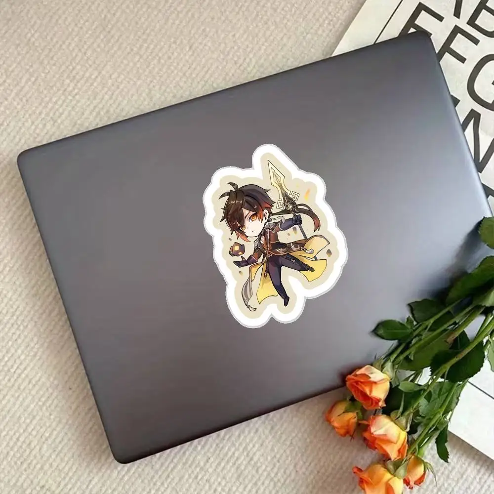 Zhongli Genshin Impact Liyue Waterproof Stickers For Decorating Car Windows Motorcycles And Computers.