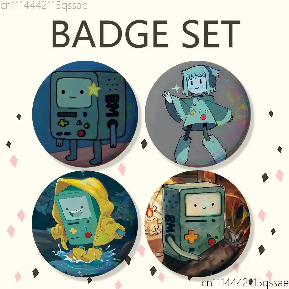 Car Dial Light Disk-BMO 25/32/44/58/75mm Badges Tinplate Soft Button Pin Brooch Metal Badge Custom Accessories Hat Bag Lapel