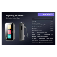 A20M Touch Screen Mini Bluetooth MP3 Player +Clip HIFI Music Player E-Book FM Radio Audio Sports Walk Man MP4