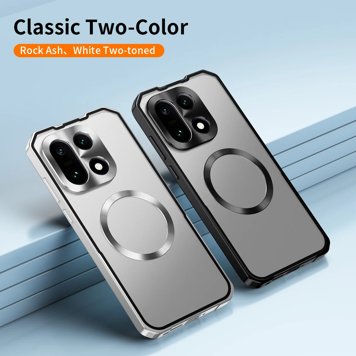 Picture 7: Comptaible With Oneplus 15 5G Matte Cases, Metal Frame Slim Compatible with MagSafe Shockproof Phone Case for One Plus 15 5G