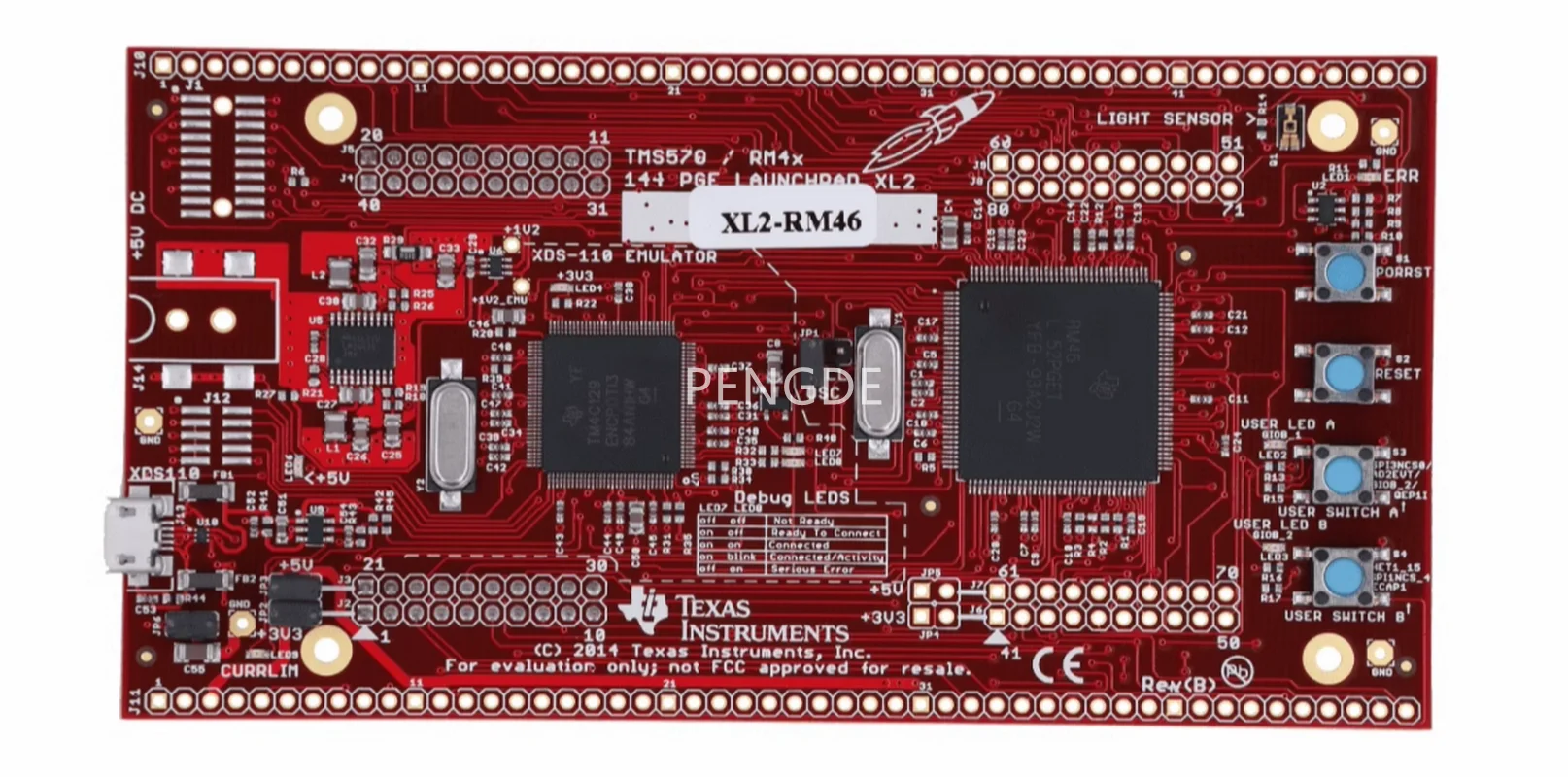 LAUNCHXL2-RM46 RM46L852 MCU Hercules LaunchPad Evaluation Development Kit