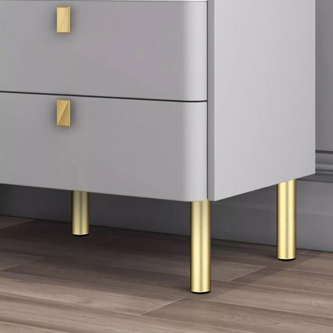 4pcs 5cm-30cm Aluminum Alloy Furniture Legs Metal Adjustable Legs for Cabinet Table Legs Sofa Feet Furniture Replacement Foot