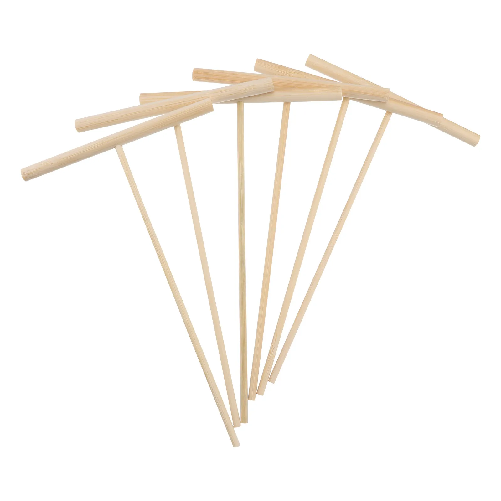 6Pcs Mini Bamboo Rakes Decorative Crafts Sand Table Accessories Creative Zen Garden Handmade Rake Mini Rake Toys