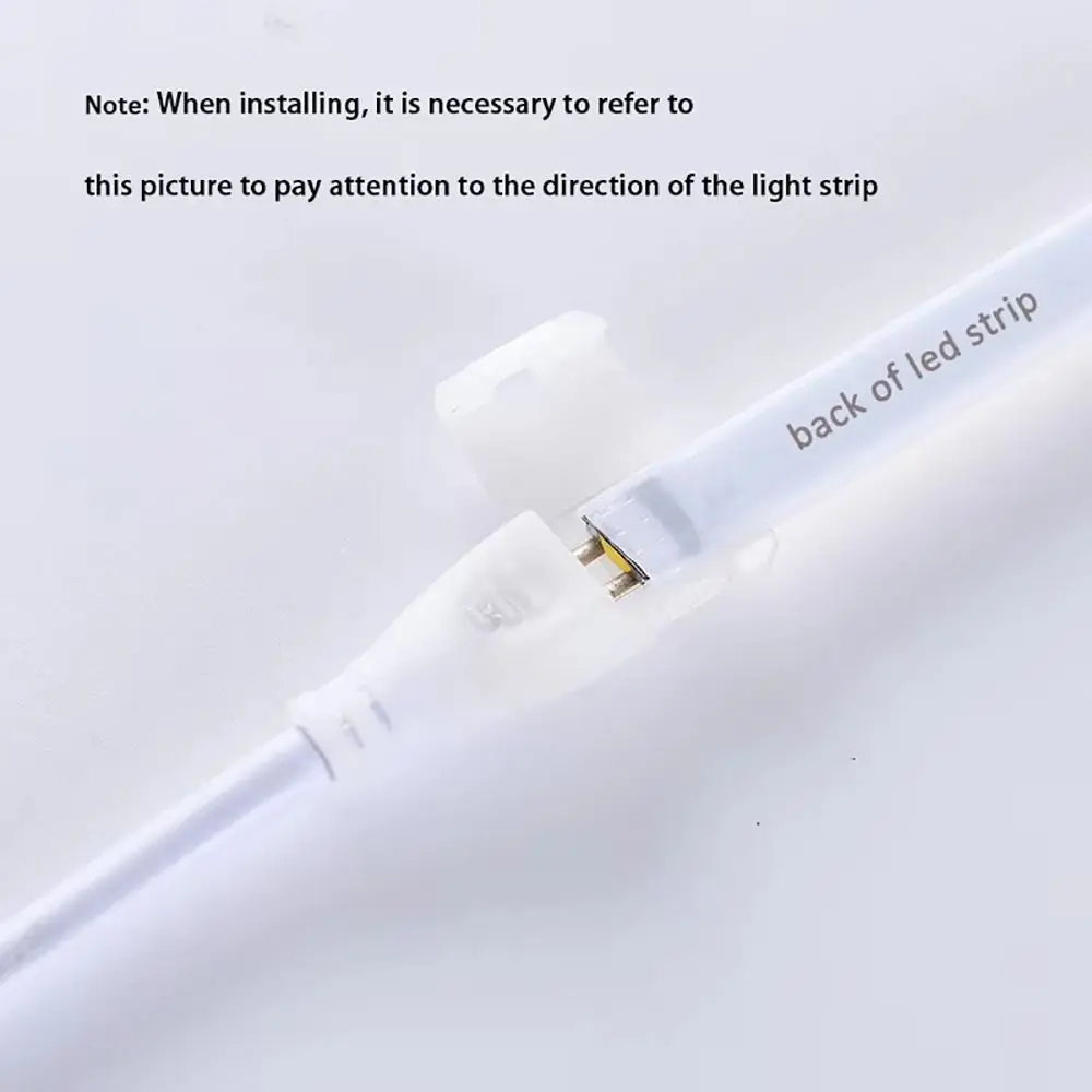 1Pcs New With Plug Light Bar Connector 110V/220V Waterproof Light Strip Plug 25m High Voltage COB LED Light Accessories