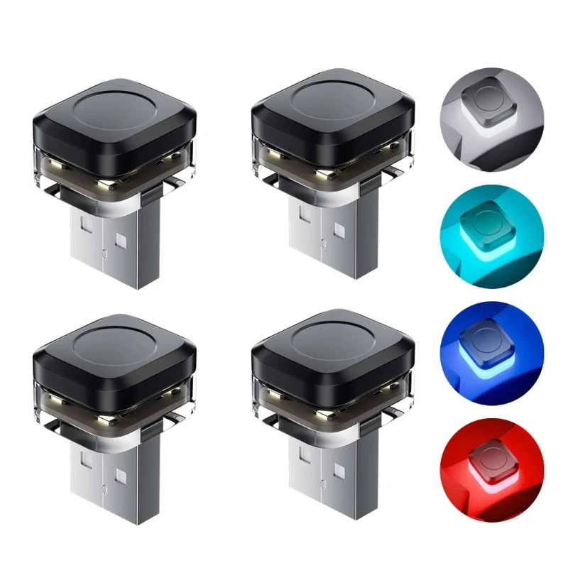 J0MA Energy Saving LED Decorative Light for Vehicles Plug and Play Design Multi Color Flexible Placement
