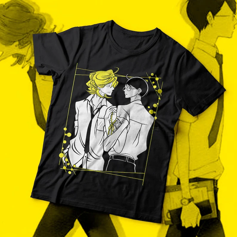 Anime Doukyusei Classmates Vintage Washed Distressed Otaku Kawaii Aesthetic Harajuku Streetwear Casual Graphic Unisex Cotton