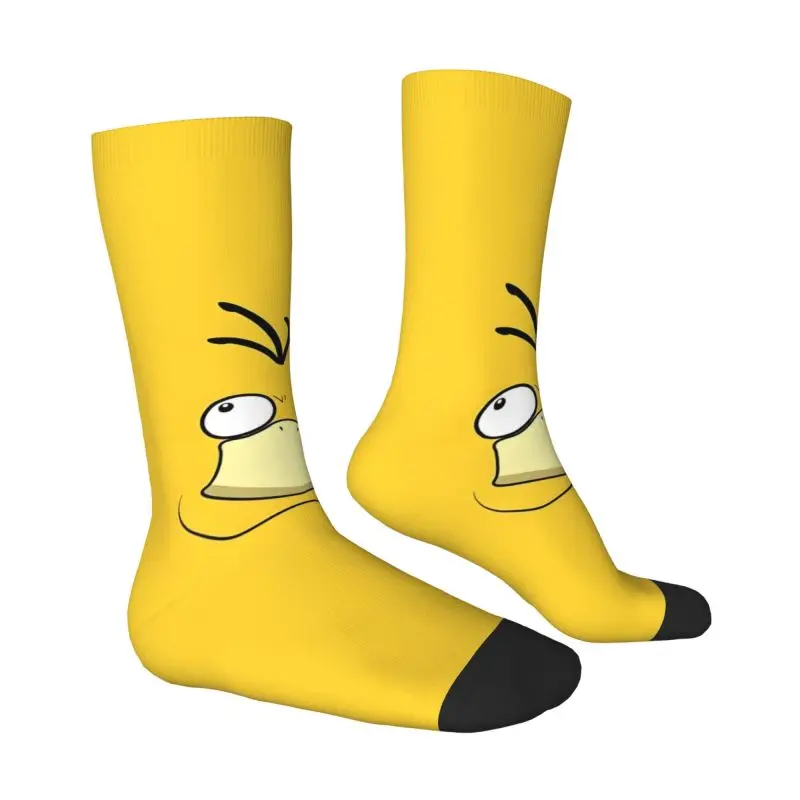 Chaussettes personnalisées Anime P-Psyducks pour hommes, chaussettes unisexes amusantes pour printemps, été, automne et hiver