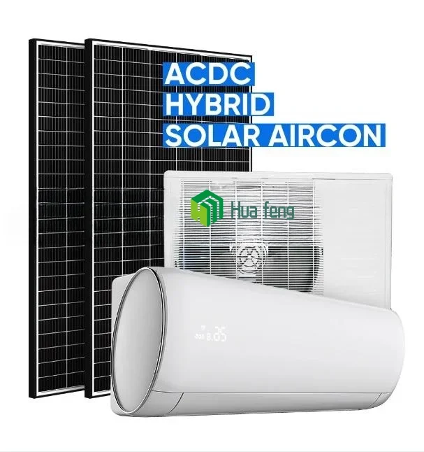 Hybrid Solar Mini-Split Air Conditioner Heat Pump AC/DC Solar Cell Air Conditioner,9000BTU-12000BTU,Plug-n-Cool,