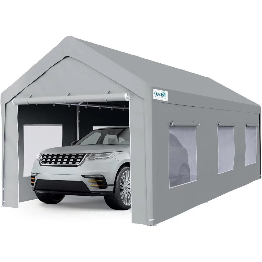 

Garages, Canopies & Carports Portable Garage Shelter Boat Shelter with 4 Reinforced Steel Cables Garden Buildings Home & Garden