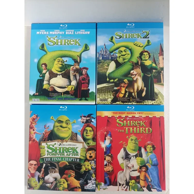 Monster Shrek 1-4 Brand New Unopened Box Blue Light