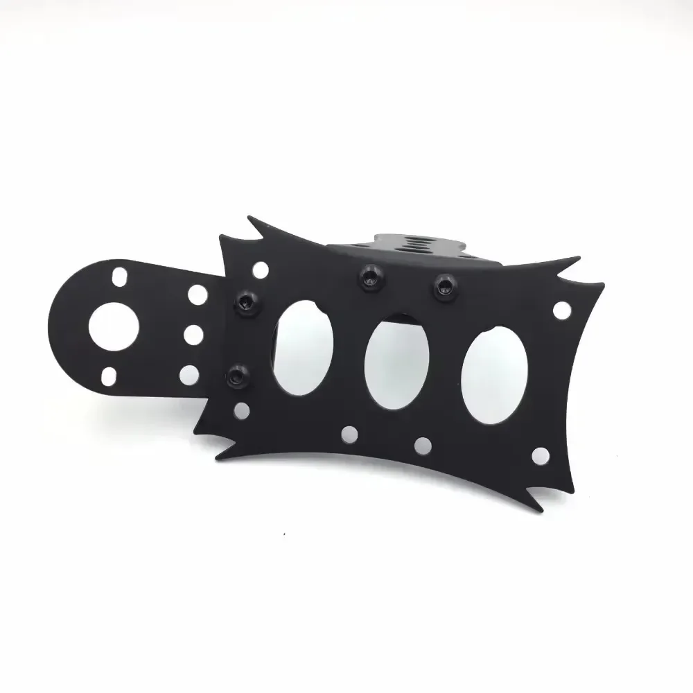 دراجة نارية لوحة ترخيص قوس دعامة إضاءة ل هارلي BMW كاواساكي أفقي عمودي متعرج الجانب جبل 7 3/10 "X 4 4/5"