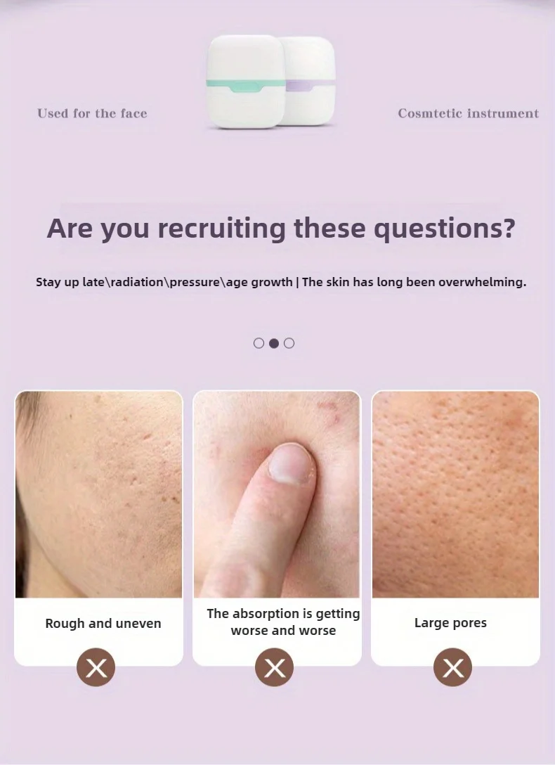 Tweekoppige ijsroller, gebruikt voor gezichts- en hoofdmassage, gemaakt van harsmateriaal, niet-elektrisch huidverzorgingshulpmiddel