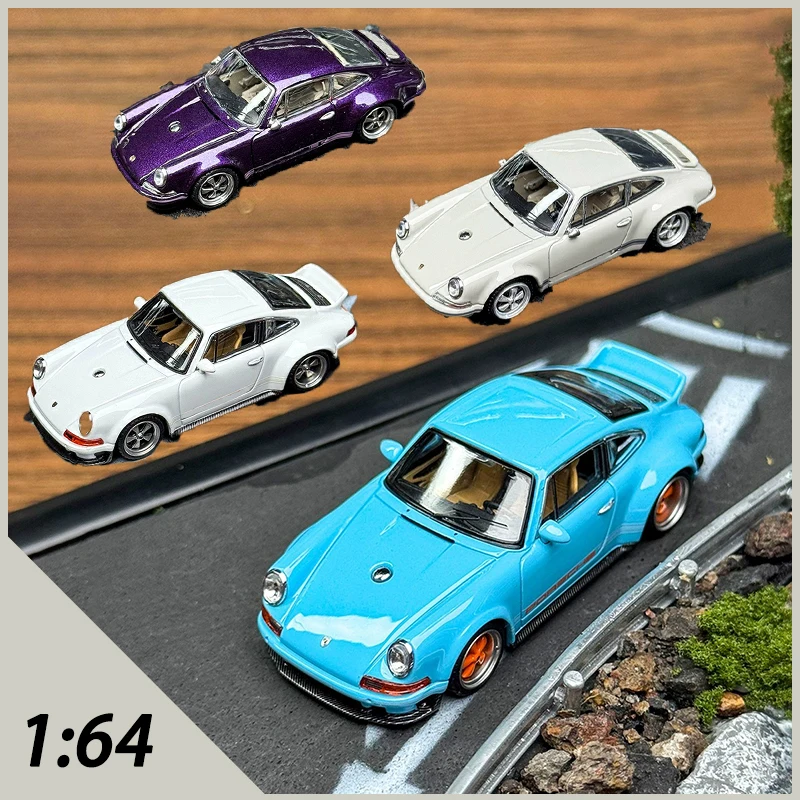 Zinct escala 1:64 911 964 cantante DLS/coupe modelo de aleación coche clásicos recuerdo para adultos regalo Hobby y juguetes