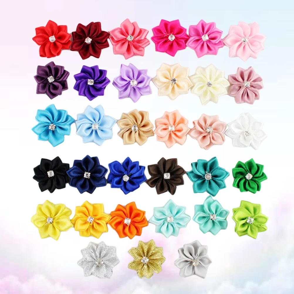 50 قطعة من عصابات الرأس المميزة على شكل زهرة للأطفال، أربطة شعر مريحة للفتيات من عمر 0 إلى 12 سنة، عصابة رأس مختلطة لطيفة للأطفال