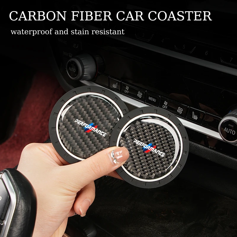 Car Water Cup Bottle Holder Mat Anti-Slip Pad For BMW X1 X2 X3 X4 X5 X6 F25 F26 F10 F01 G01 G02 G20 G32 G05 G07 E46 E90 F30 F20