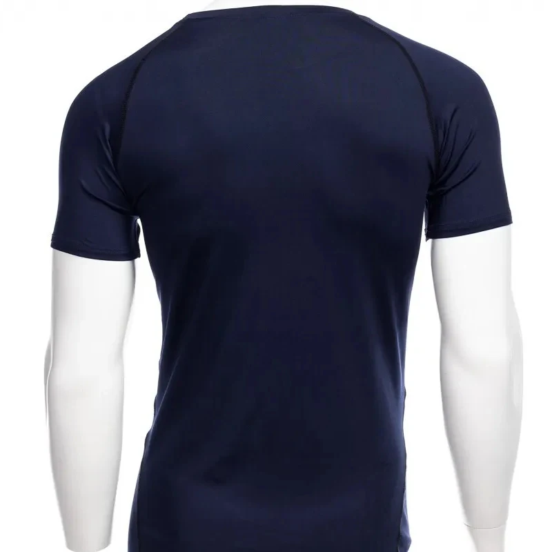 Sports Compression Shirt Men's T-Shirt Short Sleeve Quick Dry Summer Fitness Top Bodybuilder T-shirt Running Men's Gym Clothing