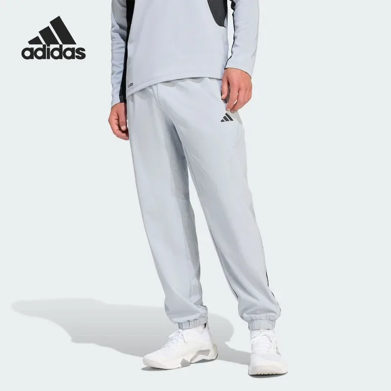 Adidas Four Seasons Unisex Breathable Training Woven Tie Sports Pants for men women Training & Daily Wear KT3132