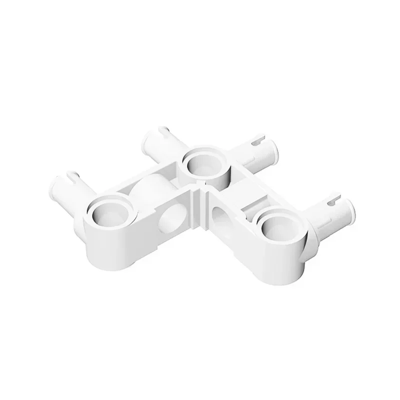 MOC 10PCS Replaceable 55615 Puzzle Particle 3x3 Bent With 4 Pins Pin Connector Perpendicular Building Blocks Toys Assemble Gift