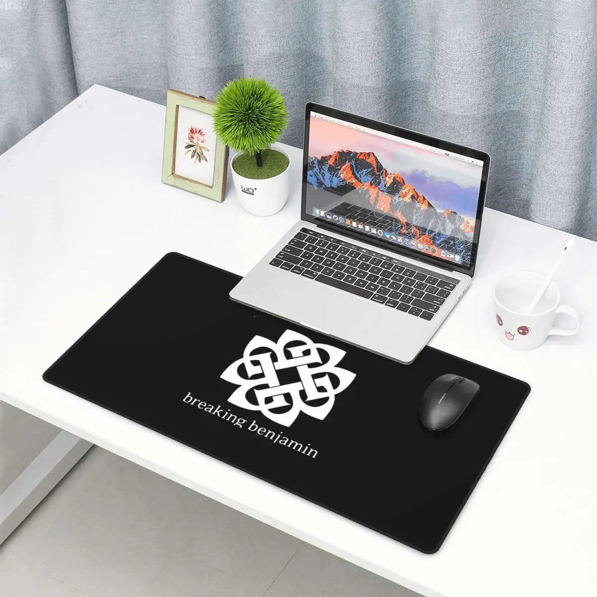 

Large Mouse Pad Art - Breaking Benjamin Premium Gamer PC Laptop Mats Keyboard Carpet Computer Gaming Office Accessories Desk Mat