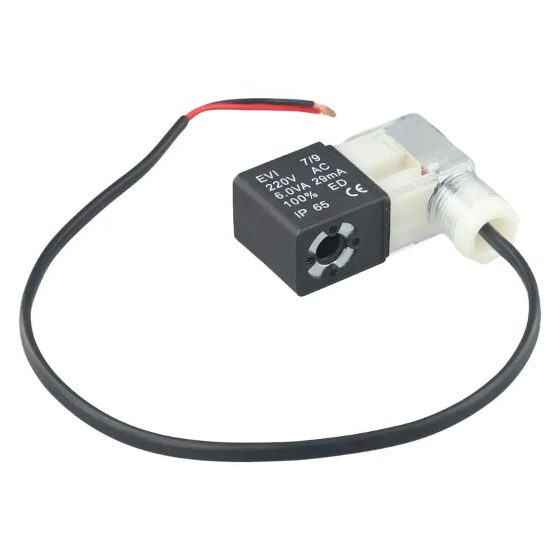 Oil Free Air Compressor Solenoid Unloading Valve IP65 Protection For Industrial Pneumatic Maintenance