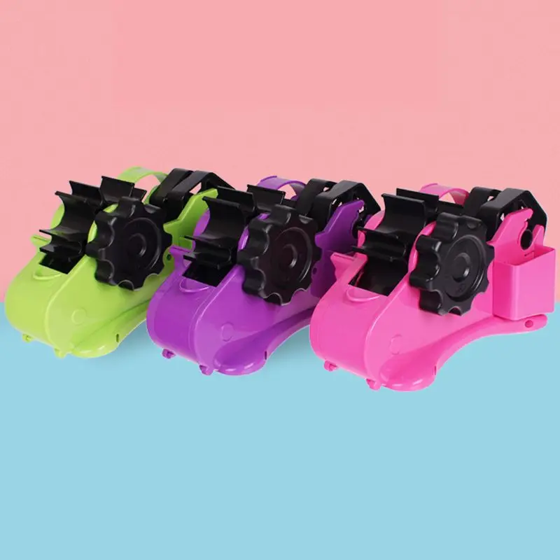 موزع شريط شبه تلقائي مع قاطع شريط بطول ثابت 35 مم لسطح المكتب