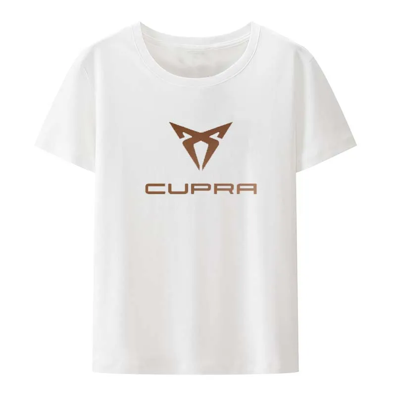 Brand Car Logo T-shirts Men Women Print CUPRo Logo T-shirt O-Neck Short Sleeves Oll Seosons Cosuol Cool Top Tee T Shirt