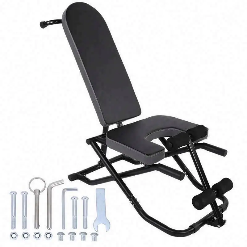 Sit up panca pieghevole sedia inversione Home Fitness tavolo sedia panca manubri nero eco-friendly cartone Unisex moderno Indoor