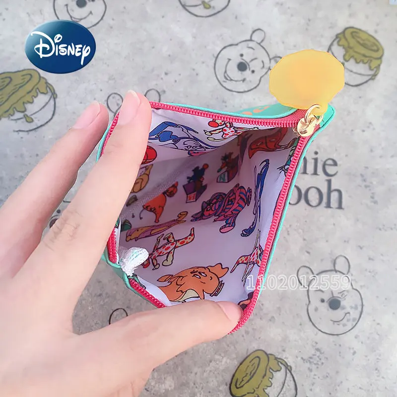 Disney Winnie Bear Cute Zero Wallet Luxury Brand Women\'s Zero Wallet Large Capacity Storage Bag Cartoon Fashion Makeup Bag