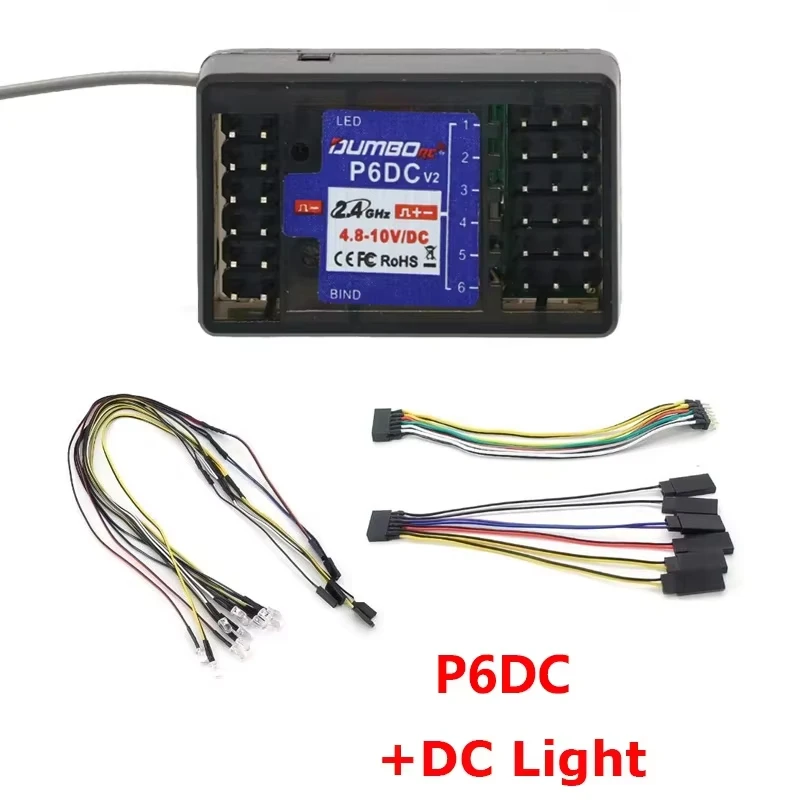 MOUDOAUER – Télécommande DumboRC X6FG 2,4 GHz Avec Gyroscope, Accessoire RC 6 Canaux