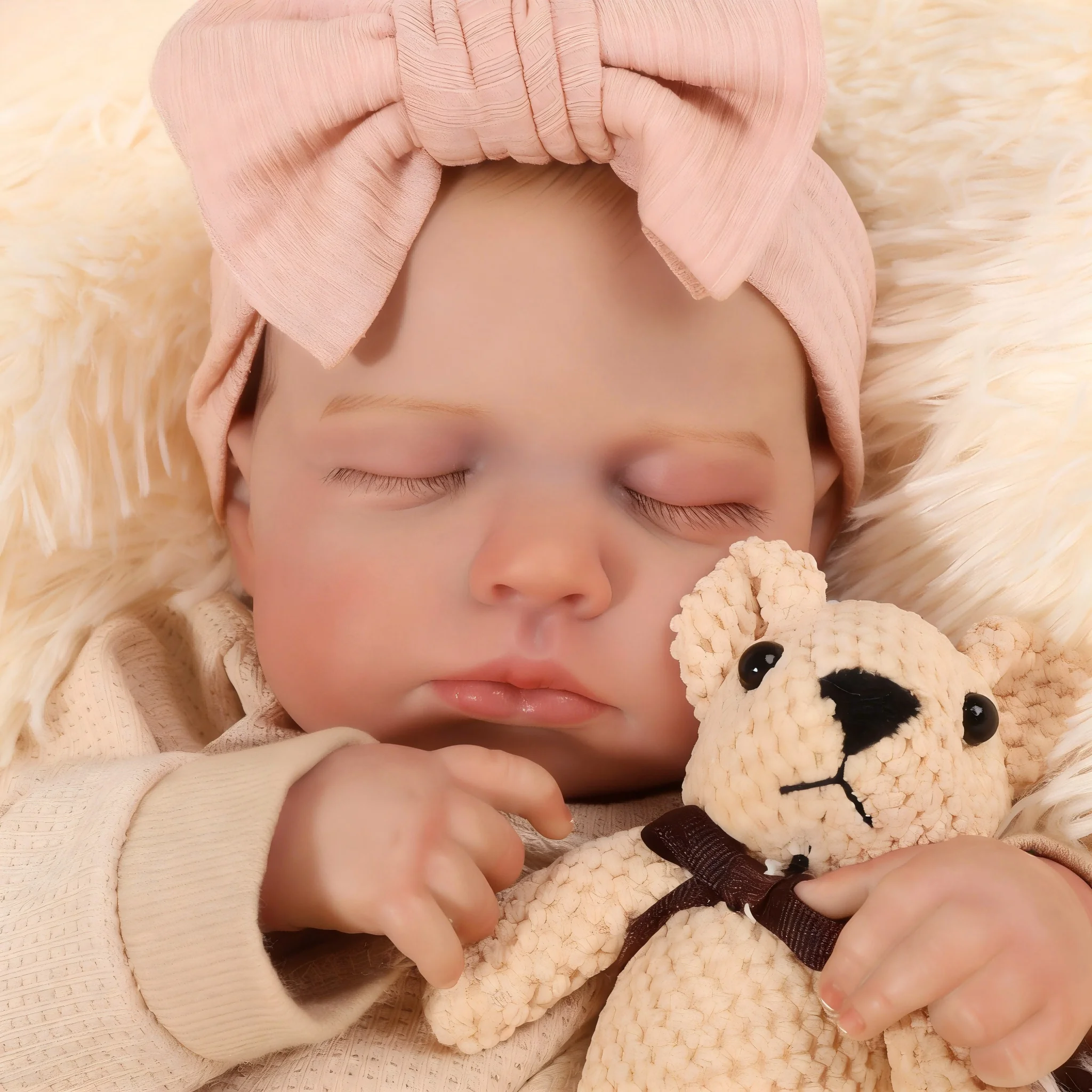 Realistic Reborn Baby Dolls - 18 Inch Full Vinyl Body Lifelike Reborn Boy Doll Poseable Real Life Newborn Sleeping Silicone Baby