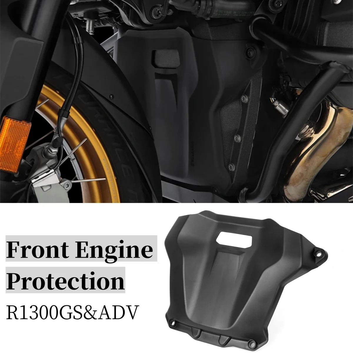 

Передняя защитная крышка двигателя мотоцикла для BMW R1300GS R1300 GS ADV Adventure R1300 GS, защитная перегородка двигателя, защита корпуса