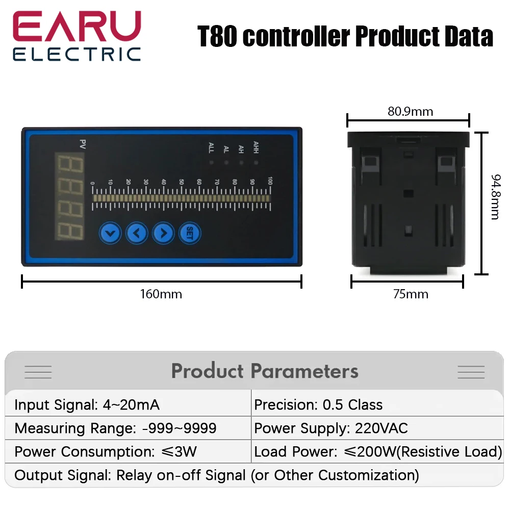 Integral Level Probe เครื่องส่งสัญญาณเซ็นเซอร์ระดับเอาต์พุต Liquid น้ํามันเซ็นเซอร์ระดับ 4-20MA จอแสดงผล 1 M-10 M สวิทช์ลอย