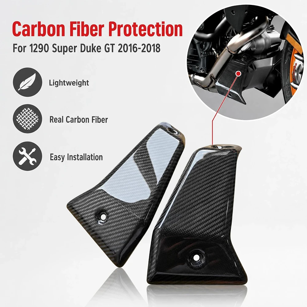 For KTM 1290 Super Duke GT 2016-2018 Motorcycle Body Bottom Guard Engine Under Belly Fairing Exhausts Guard Accessories