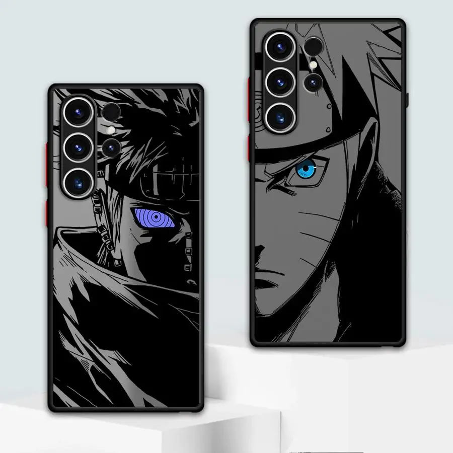 Anime N-Narutos Cover Phone Case for Samsung Galaxy S24 Ultra S23 Ultra S20 S21 FE S22 Ultra 5G S10 Plus S9 Plus Soft Matte