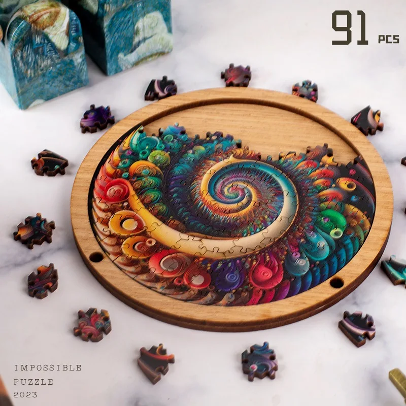 New Dopamine Puzzle Wooden Desk Decoration  home decoration accessories