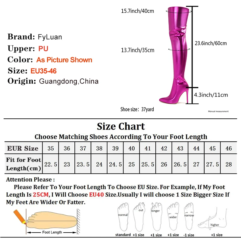 النساء عودة البريدي الذهب فوق الركبة الأحذية 11 سنتيمتر رقيقة عالية الكعب ملهى ليلي أشار تو أحذية طويلة أحذية الحفلات الإناث بوتاس حجم كبير