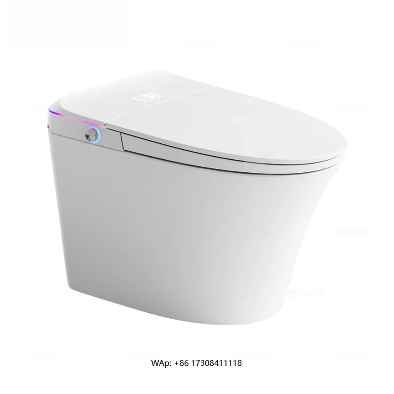 

Indoor Sensor Bathroom Toilet and Sink Set Intelligent Heated Toilet Seat Ceramic S Trap Siphonic Luxury Toilet