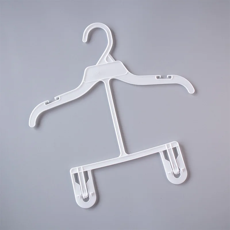 Kids Clothes Hangers Small Swimsuit Display Hanger Children Toddler Shirt Coat Hangers Plastic Baby Outfit Hanger 10 Pcs