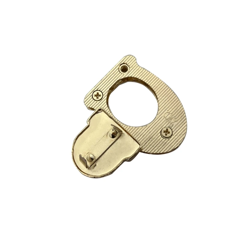 Women Buckle D O Shaped Metal Push and Turn Lock for Bag Accessories Twist Locks Handbag  Parts DIY Craft Clasp Hardware