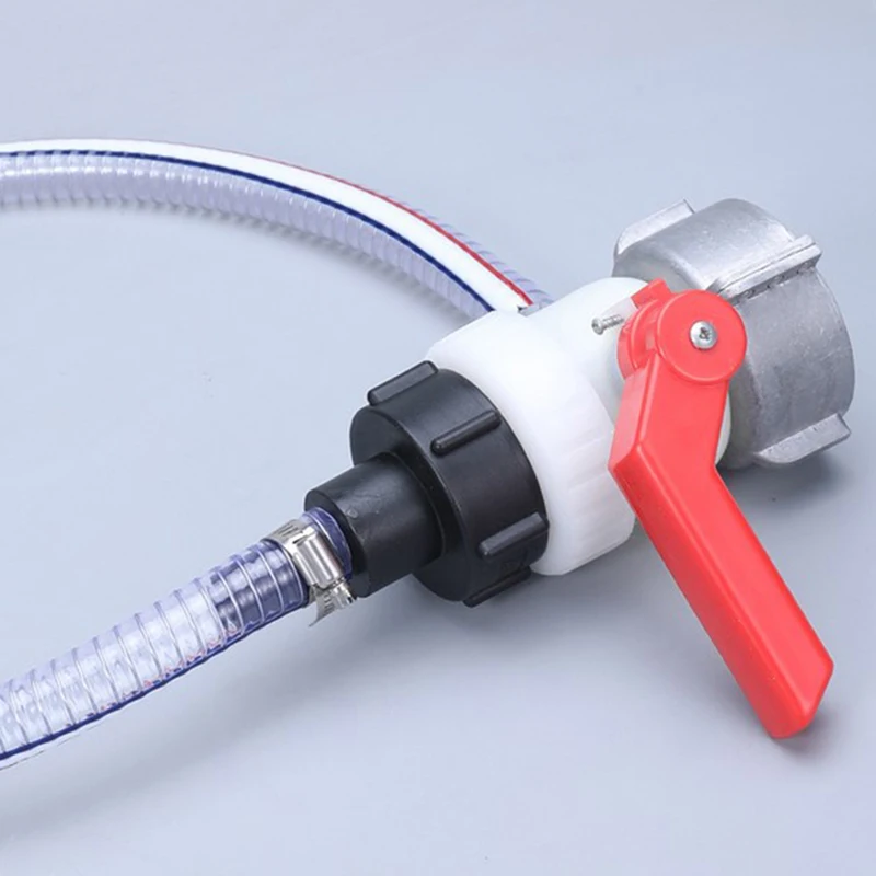 Переходник для резервуара IBC для воды от 1/2 до 2 дюймов, адаптер для садового шланга, инструмент для крепления разъема крана