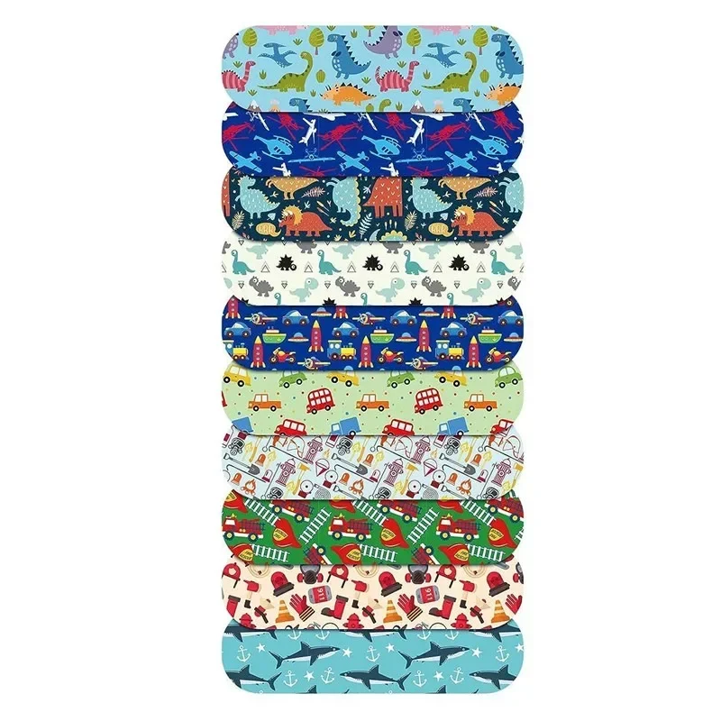 20pcs/set Cute Cartoon Band Aid Dinosaur Car Rocket Pattern Wound Dressing Patch for Boys Plaster First Aid Adhesive Bandages
