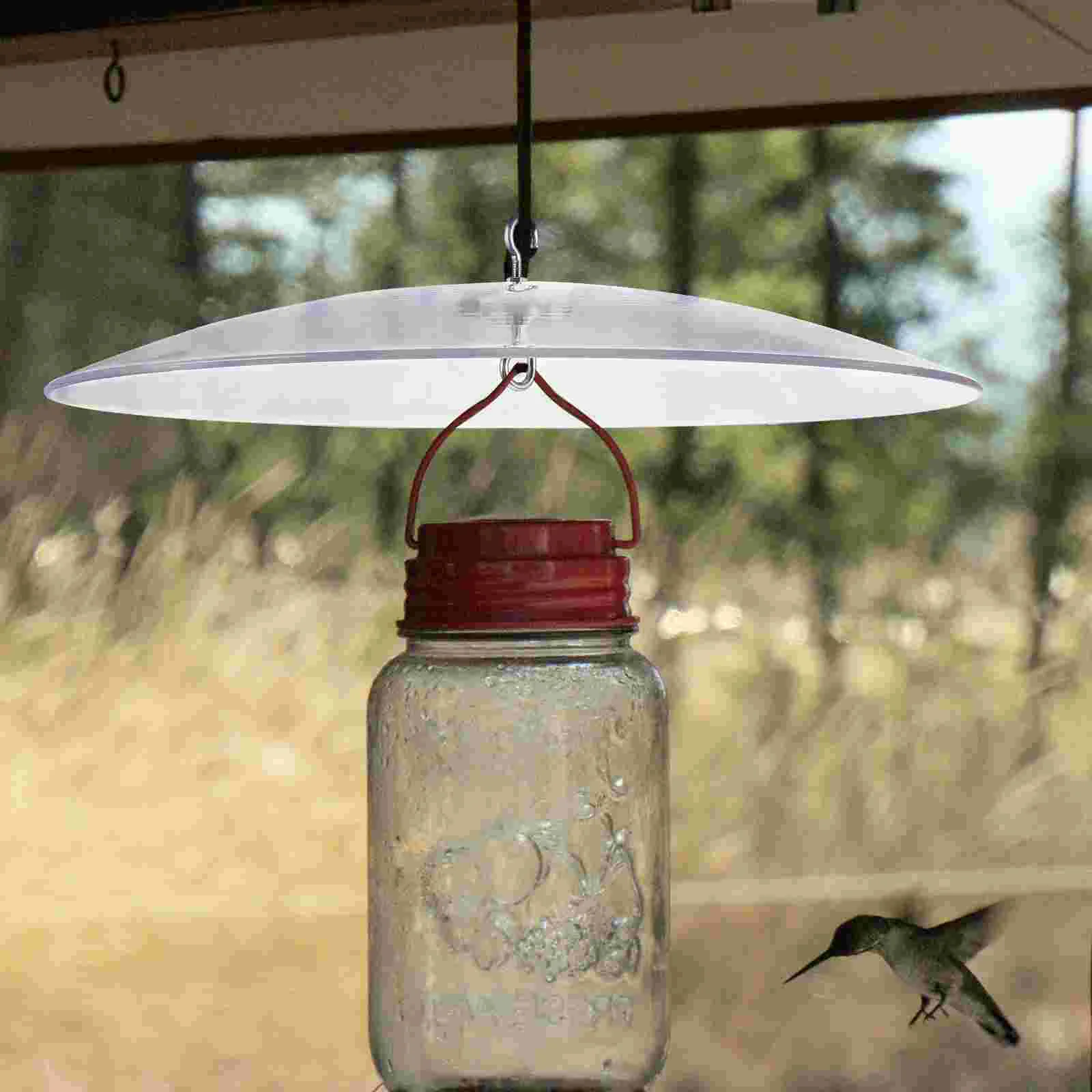 Bird Feeder Umbrella Cover Birds Protector Protective Rain Feeders for Outdoors