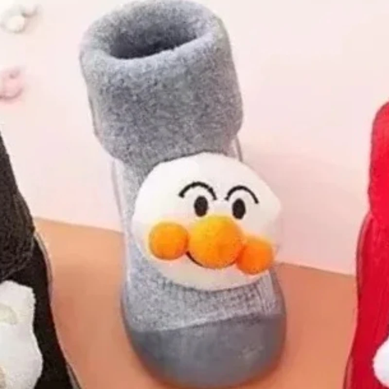 

Classic Style Non-slip Warm Children's Shoes Winter Thicken Baby Toddler Shoes Socks For Boys And Girls Soft-soled Floor Shoes