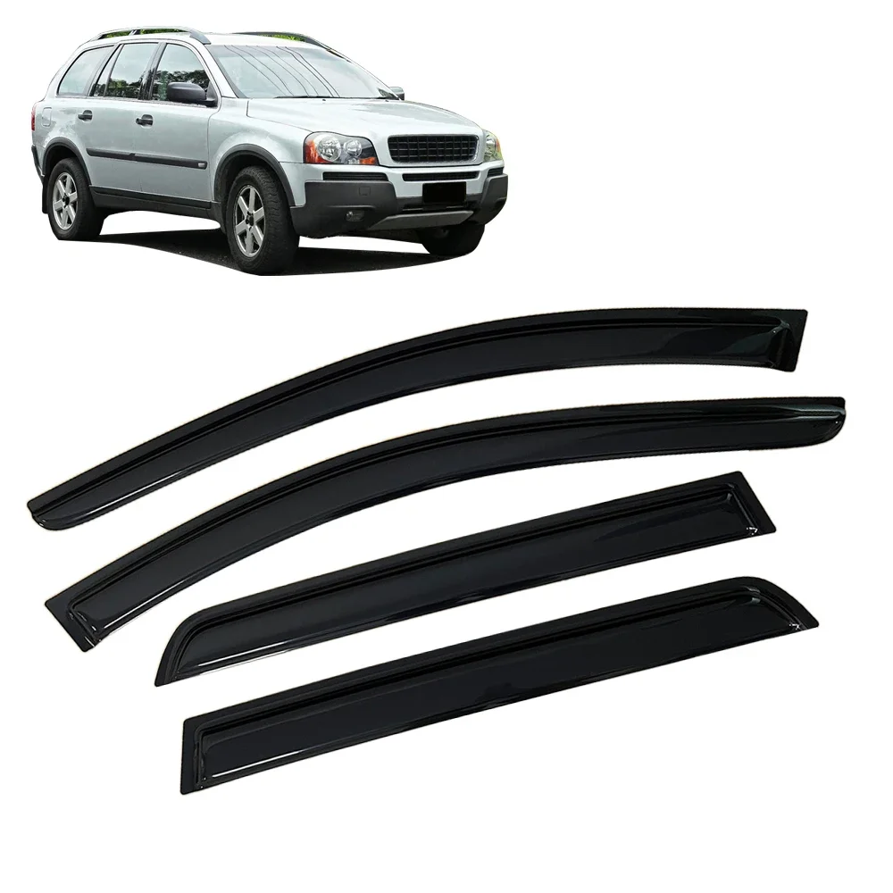 

Window Visor for VOLVO XC90 2003 2004 2005 2006 2007 2008 2009 2010 2011 2012 2013 2014 Weathershied Door Visor Wind Sun Rain