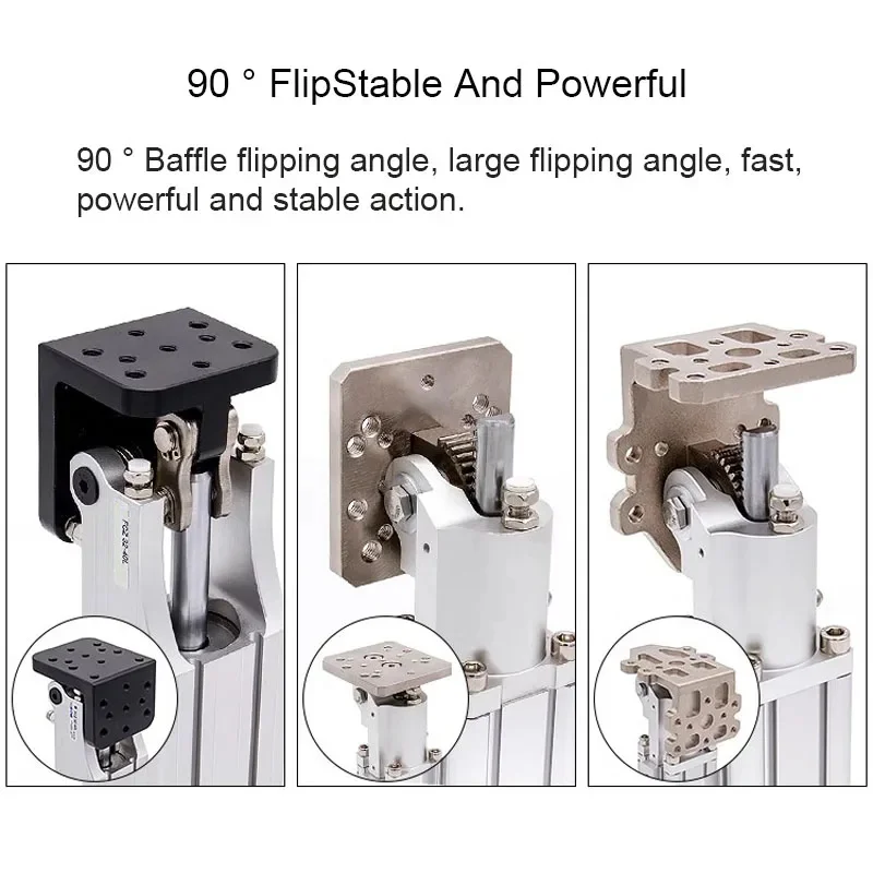90-°-cilindro-pneumatico-a-ribaltamento-fcz32-40l-40-45-dhrc32-30zb-lb-lcz32-40w-cerniera-per-cremagliera-accessori-per-manipolatori-di-gruppo-di-posa-laterale