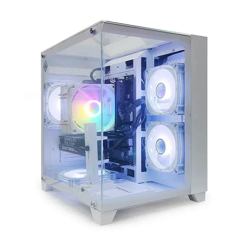 การปรับแต่งที่ขายดีที่สุดโมเดิร์น Usb3.0 Pc Chassis Atx ธุรกิจ E-sports Gaming Desktop Gamer คอมพิวเตอร์พีซี