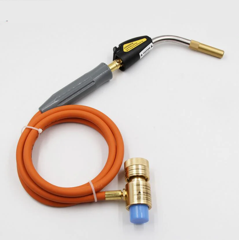 Mapp Torch Welding Torch Self Ignition 1.5 m(5 ft) Hose Brazing Burner Soldering Quenching BBQ Burner CE HVAC/R Hand Torch