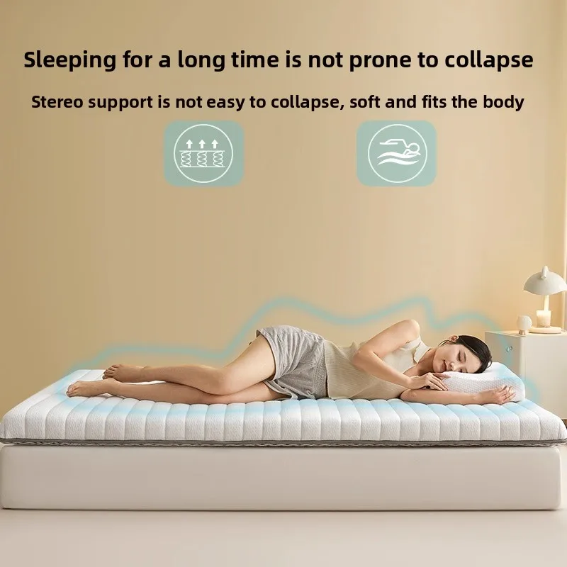 Matelas en coton à mémoire de forme en latex, chambres et dortoirs à double usage, matelas en éponge Tatami