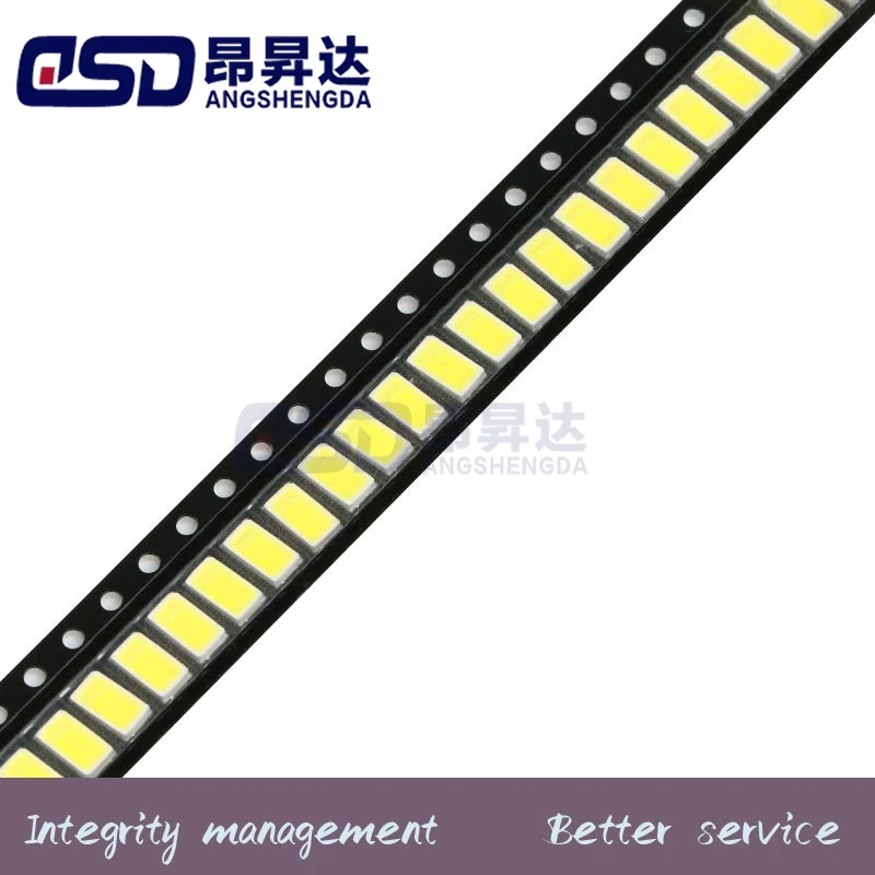 100pcs High Brightness SMD LED 2835 1W 0.5W 0.2W White 3V 6V 9V 18V 36V 150MA/100MA/30MA/60MA/80MA 6000-6500K