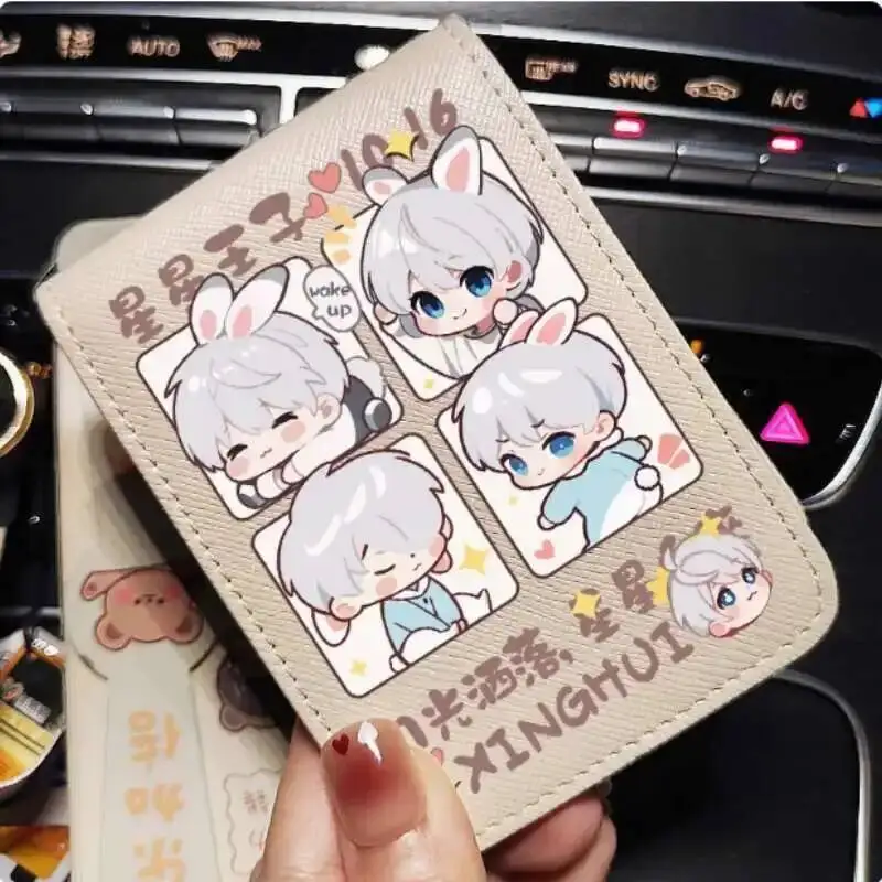 

Xavier Love And Deepspace модный кошелек из искусственной кожи, держатель для карт, сумка для косплея, подарок B1782 аниме